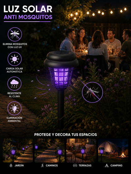 Solar Mosquito Zapper Light 2 en 1