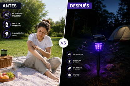Solar Mosquito Zapper Light 2 en 1