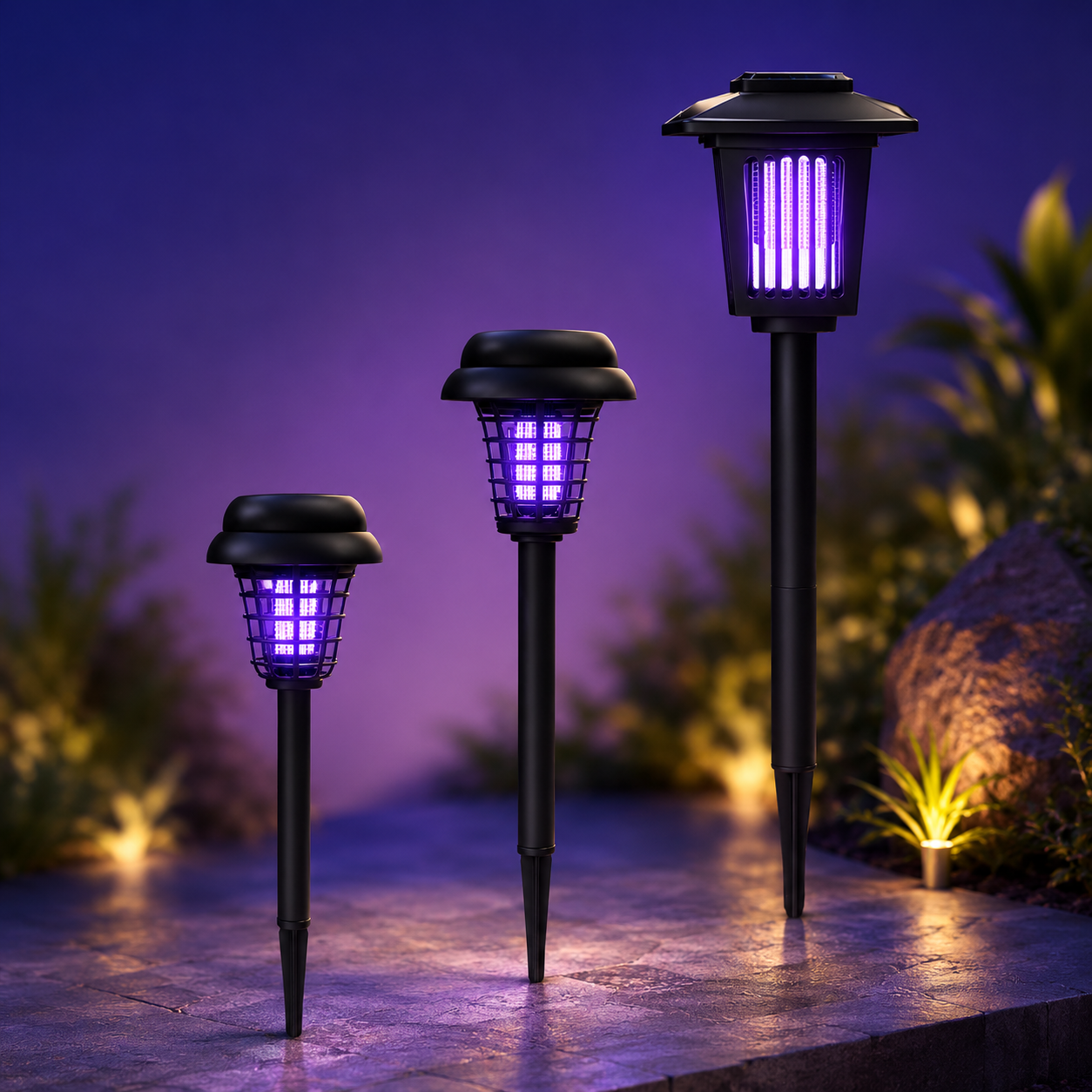 Solar Mosquito Zapper Light 2 en 1